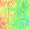 Rosemont topographic map, elevation, terrain