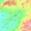翼城县 topographic map, elevation, terrain