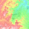 Montes Claros topographic map, elevation, terrain