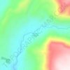 Comunidad Mitrauquén Alto topographic map, elevation, terrain