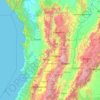Risaralda topographic map, elevation, terrain