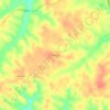 Prewitt topographic map, elevation, terrain