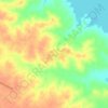 Al Muhaddad topographic map, elevation, terrain