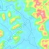 Danyang topographic map, elevation, terrain