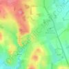 South Charlton topographic map, elevation, terrain