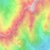 Campanile di Val Montanaia topographic map, elevation, terrain