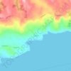 Curahue topographic map, elevation, terrain