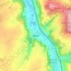 Maule topographic map, elevation, terrain