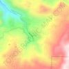Tannourine topographic map, elevation, terrain