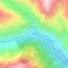 Rosone topographic map, elevation, terrain