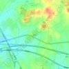 芸頭村 topographic map, elevation, terrain