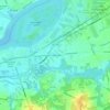 East Burlington topographic map, elevation, terrain