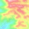 Kofele topographic map, elevation, terrain