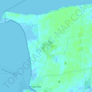 Poggenhof topographic map, elevation, terrain