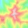 Big Bald topographic map, elevation, terrain