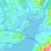 As Covas topographic map, elevation, terrain