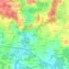Kerbuon topographic map, elevation, terrain
