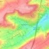 Weinheim topographic map, elevation, terrain