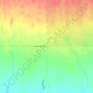 Auroa topographic map, elevation, terrain