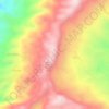 Rocking Peak topographic map, elevation, terrain