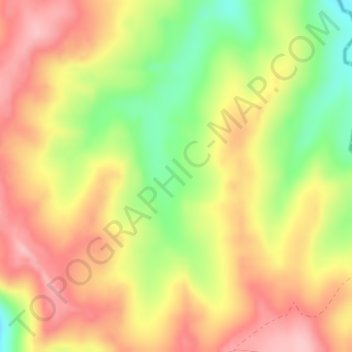Gaspar Simões topographic map, elevation, terrain