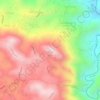 Cerro La Peña topographic map, elevation, terrain