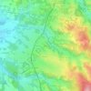 Anglars topographic map, elevation, terrain