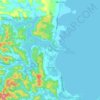 Taft topographic map, elevation, terrain