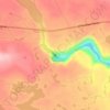 Churchill Falls topographic map, elevation, terrain