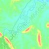 Cikuya topographic map, elevation, terrain