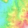 La Grolle topographic map, elevation, terrain