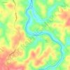 Kyle topographic map, elevation, terrain