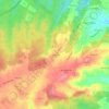 Cavalinhos topographic map, elevation, terrain