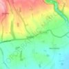 Nawton topographic map, elevation, terrain
