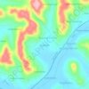 Buyanja topographic map, elevation, terrain