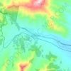 Murrurundi topographic map, elevation, terrain