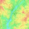 Parkstone topographic map, elevation, terrain