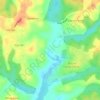 Cypress Swamp topographic map, elevation, terrain