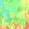 Les Combes topographic map, elevation, terrain