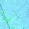 Strooiendorp topographic map, elevation, terrain