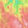 Mazeyrat topographic map, elevation, terrain