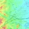 许家沟乡 topographic map, elevation, terrain