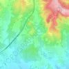 Psematismenos topographic map, elevation, terrain
