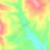 San Geronimo topographic map, elevation, terrain