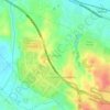 Kalihurip topographic map, elevation, terrain