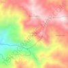 Salutambun Barat topographic map, elevation, terrain