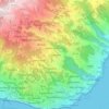 Camacha topographic map, elevation, terrain