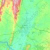 Frederick topographic map, elevation, terrain
