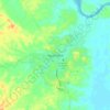 Agua Dulce topographic map, elevation, terrain