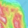 Stropino topographic map, elevation, terrain